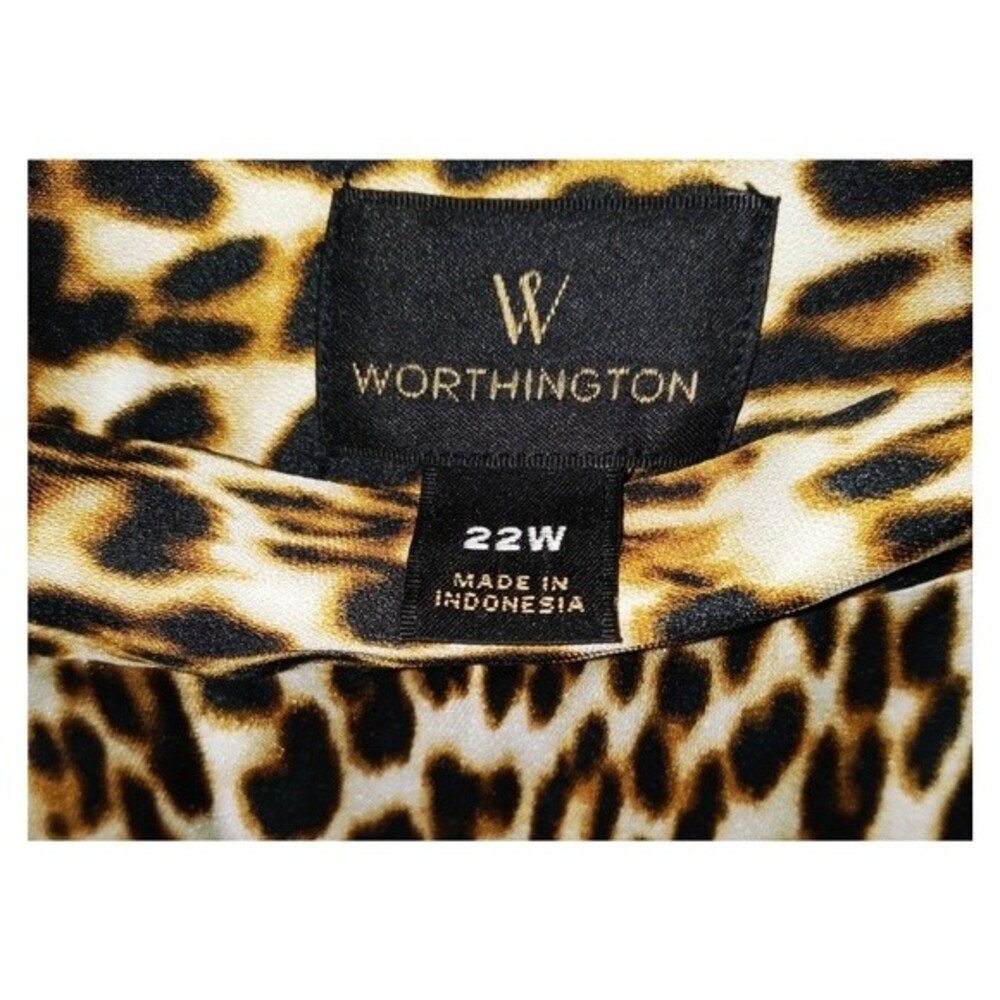 Worthington Cheetah Skirt 22W NWT - Picture 4 of 5